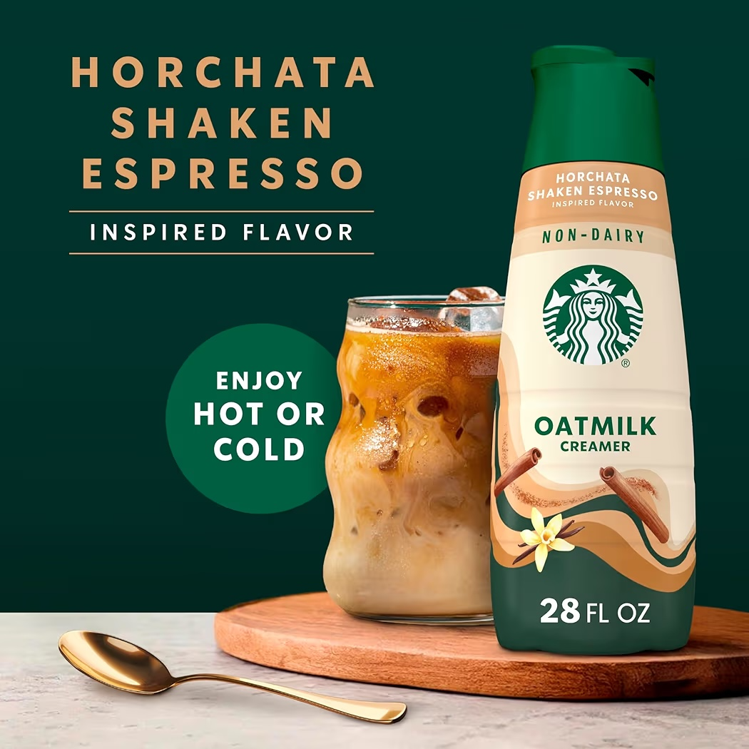 Crema Café Starbucks Oatmilk Creamer Horchata Shaken Espresso 828 mL