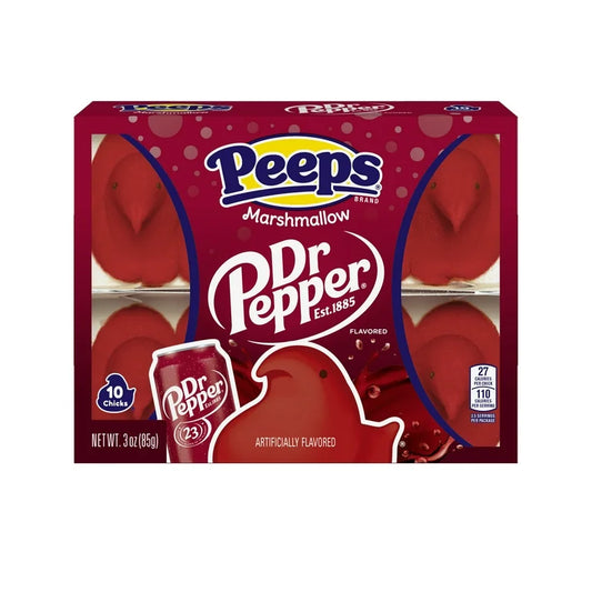 EDICIÓN LIMITADA: Marshmallow Peeps Dr Pepper x10 Unidades - 85g