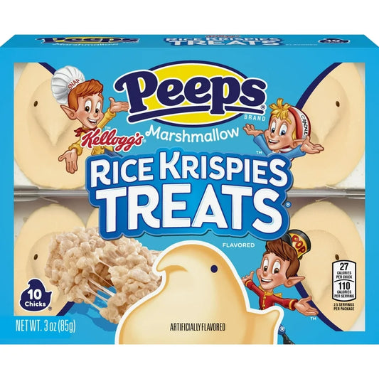 EDICIÓN LIMITADA: Marshmallow Peeps Rice Krispies Treats x10 Unidades - 85g