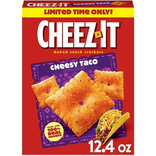 EDICIÓN LIMITADA: Snack Cheez-It Cheesy Taco Tamaño Grande 350g
