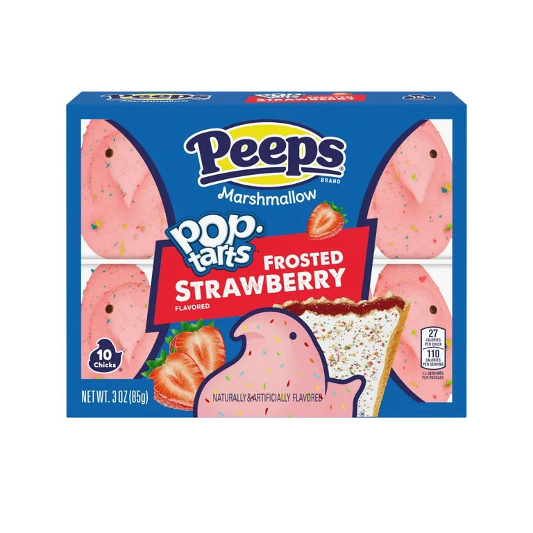 EDICIÓN LIMITADA: Marshmallow Peeps Pop Tarts Fresa x10 Unidades - 85g