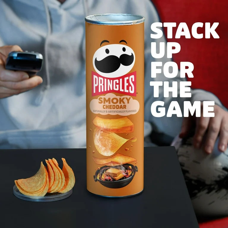 Pringles Smoky Cheddar Ahumado 155g