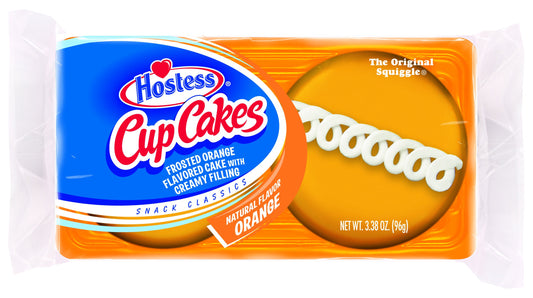 Cupcakes Hostess Naranja x2
