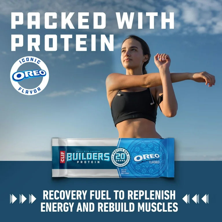 Barras Proteína CLIF Builders Oreo x6 Unidades - 408g