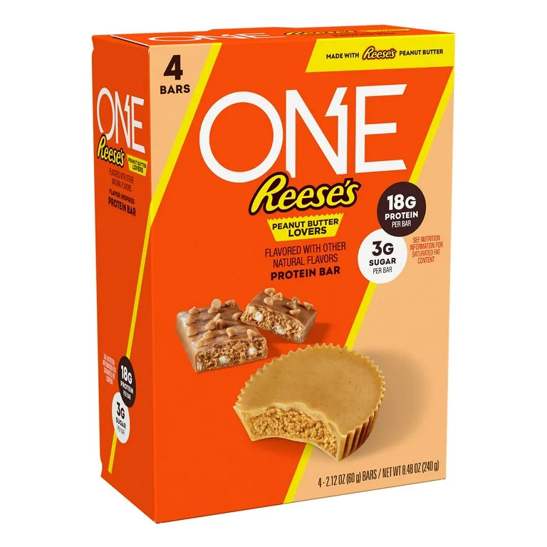 Barras Proteína ONE Reese’s Peanut Butter Lovers x4 Unidades - 240g