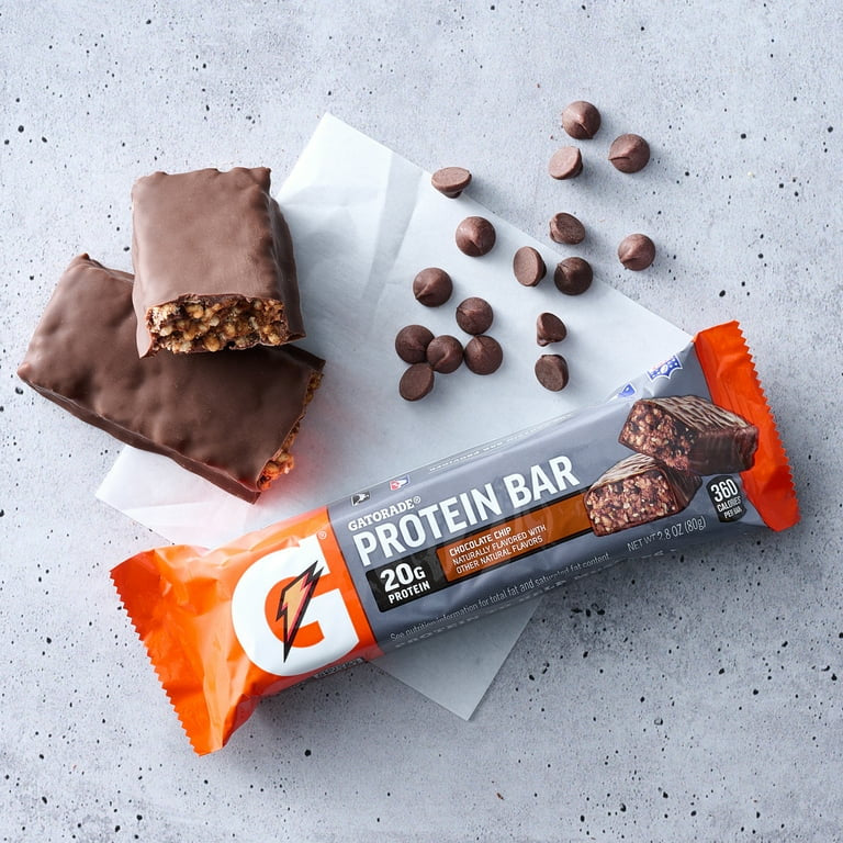 Barras Proteína Gatorade Chocolate Chip x6 Unidades - 480g