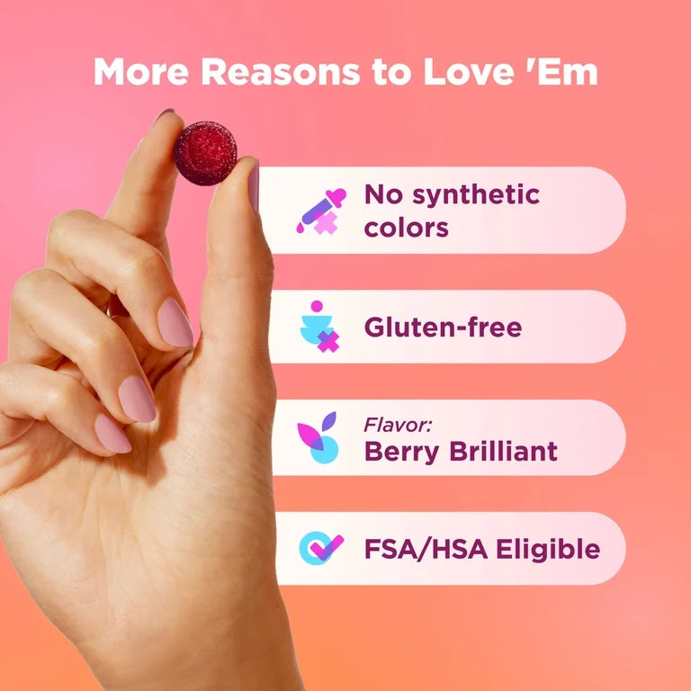 KIDS FIBER: Gomitas Olly Berry Brilliant x50 Unidades