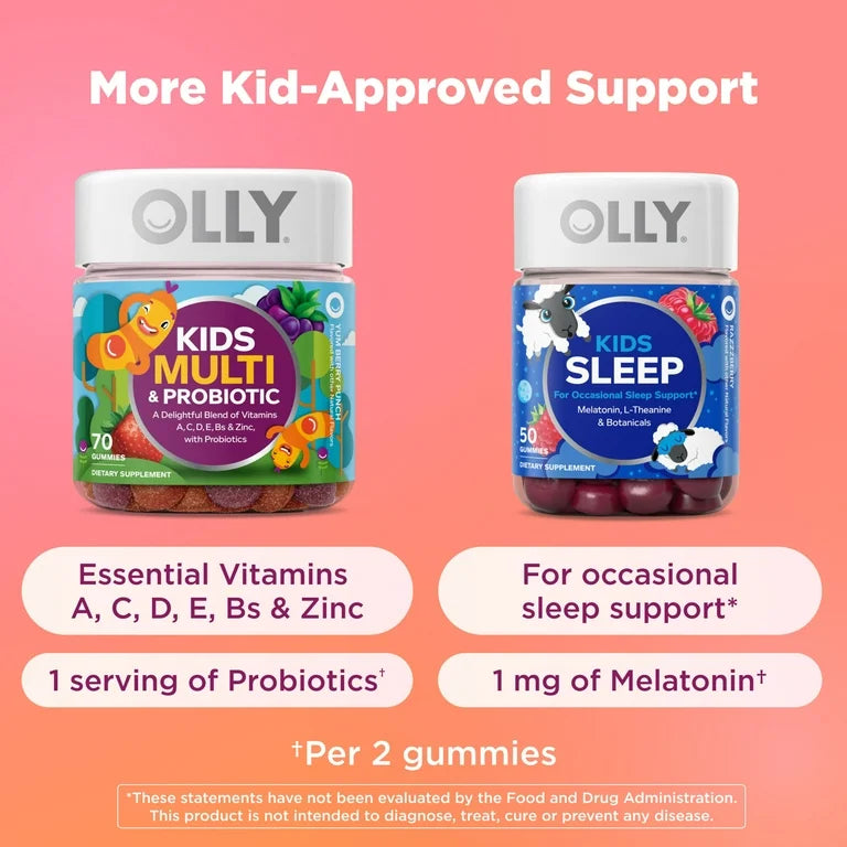 KIDS FIBER: Gomitas Olly Berry Brilliant x50 Unidades