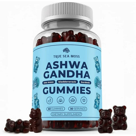 ASHWAGANDHA: Gomitas True Sea Moss x60 Unidades