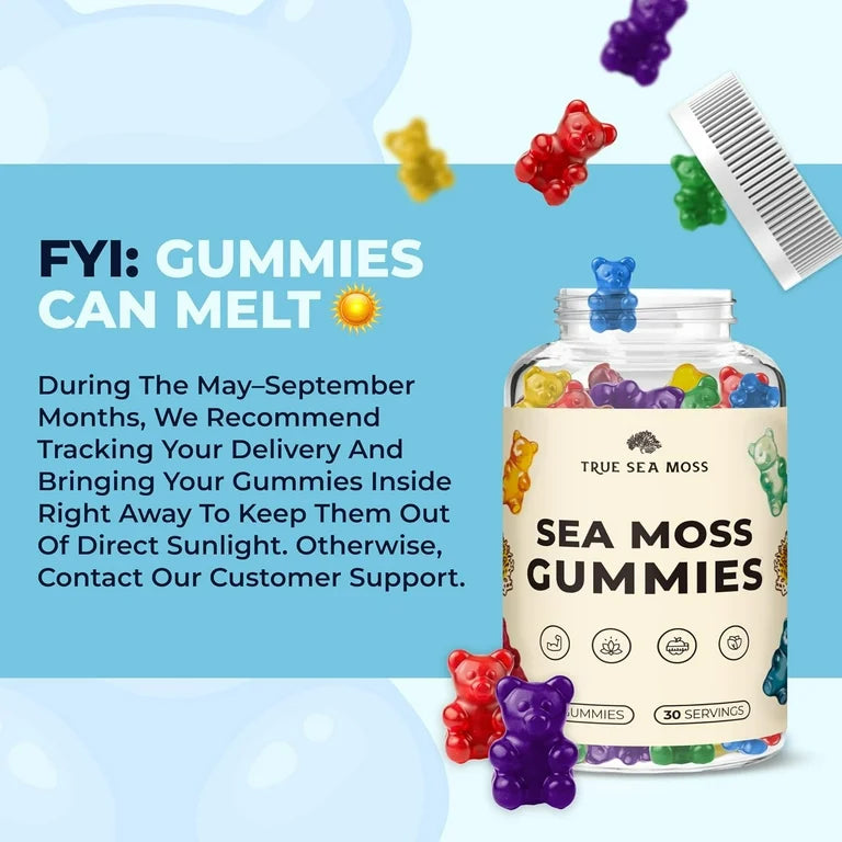 SEA MOSS: Gomitas True Sea Moss x60 Unidades