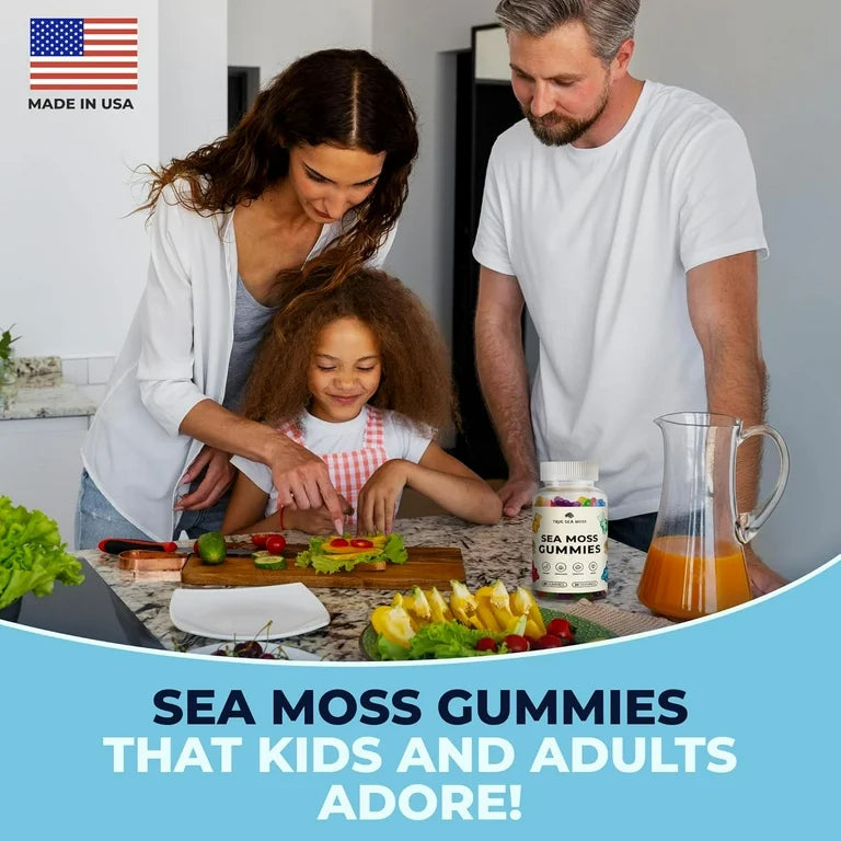 SEA MOSS: Gomitas True Sea Moss x60 Unidades