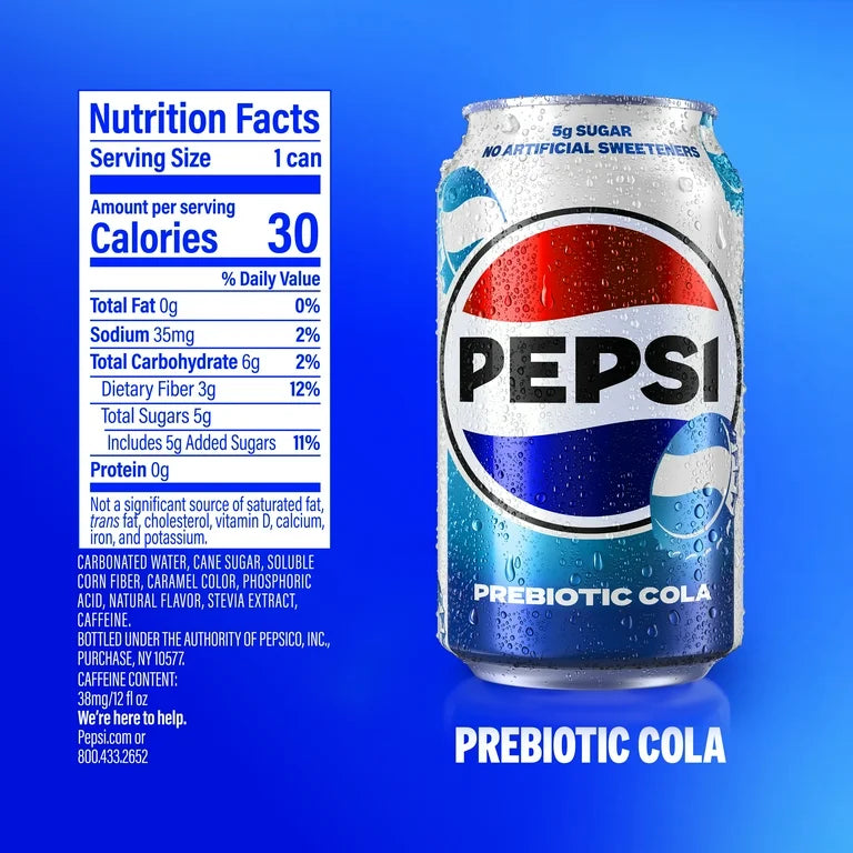 Pepsi Prebiotic Cola Original 355 mL