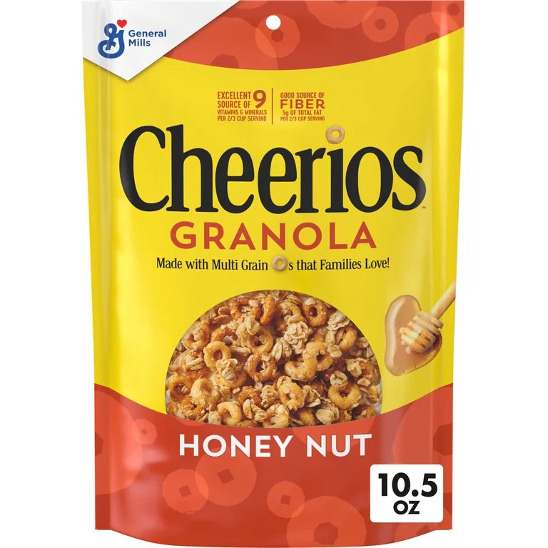 Granola Cheerios Honey Nut Fibra 297g