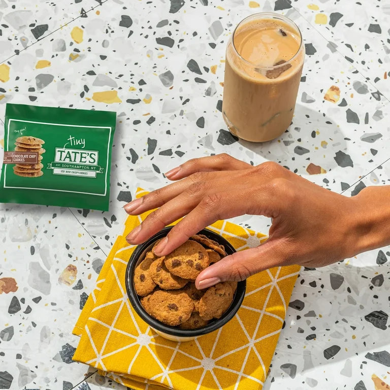 Mini Galletas Tiny Tate’s Bake Shop Chocolate Chip Tamaño Grande x10 Unidades - 210g