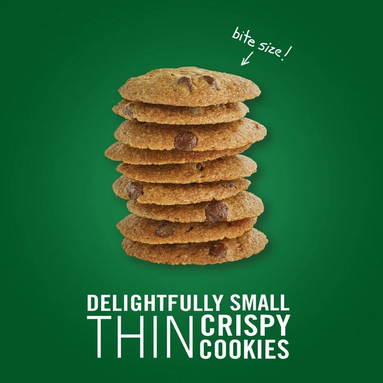 Mini Galletas Tiny Tate’s Bake Shop Chocolate Chip Tamaño Grande x10 Unidades - 210g