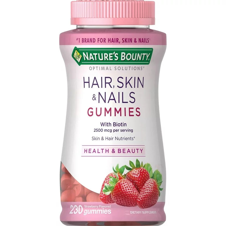 Nature’s Bounty Hair, Skin and Nails Gomitas Fresa con Biotina x230