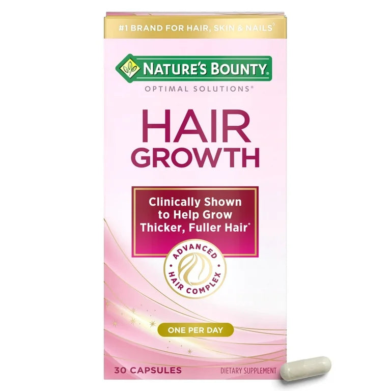 Nature’s Bounty Crecimiento del Cabello con Biotina Cápsulas x30