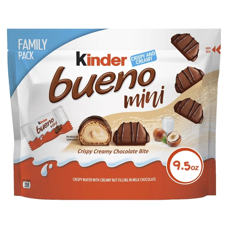 Crispy Creamy Kinder Bueno Mini Chocolate Bites Tamaño Familiar 269g