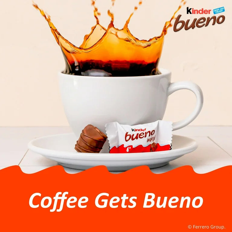 Crispy Creamy Kinder Bueno Mini Chocolate Bites Tamaño Familiar 269g