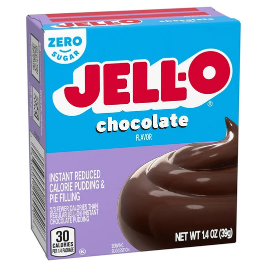 Mezcla Instantánea Pudin & Relleno Chocolate Jell-O Sin Azúcar 39g