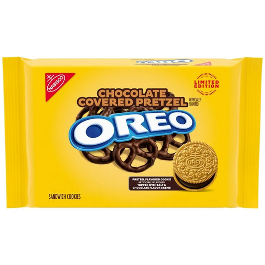 EDICIÓN LIMITADA: Oreo Chocolate Covered Pretzel Tamaño Grande 303g