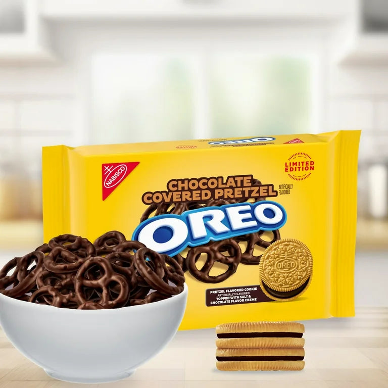EDICIÓN LIMITADA: Oreo Chocolate Covered Pretzel Tamaño Grande 303g
