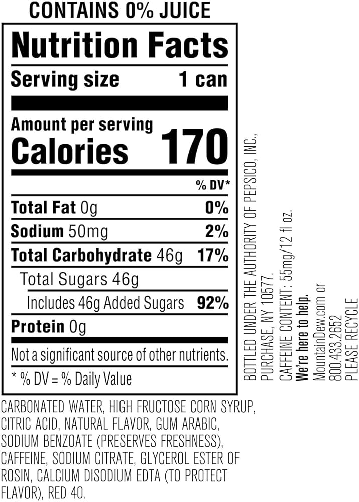 Mountain Dew Limonada de Frambuesa 355 mL