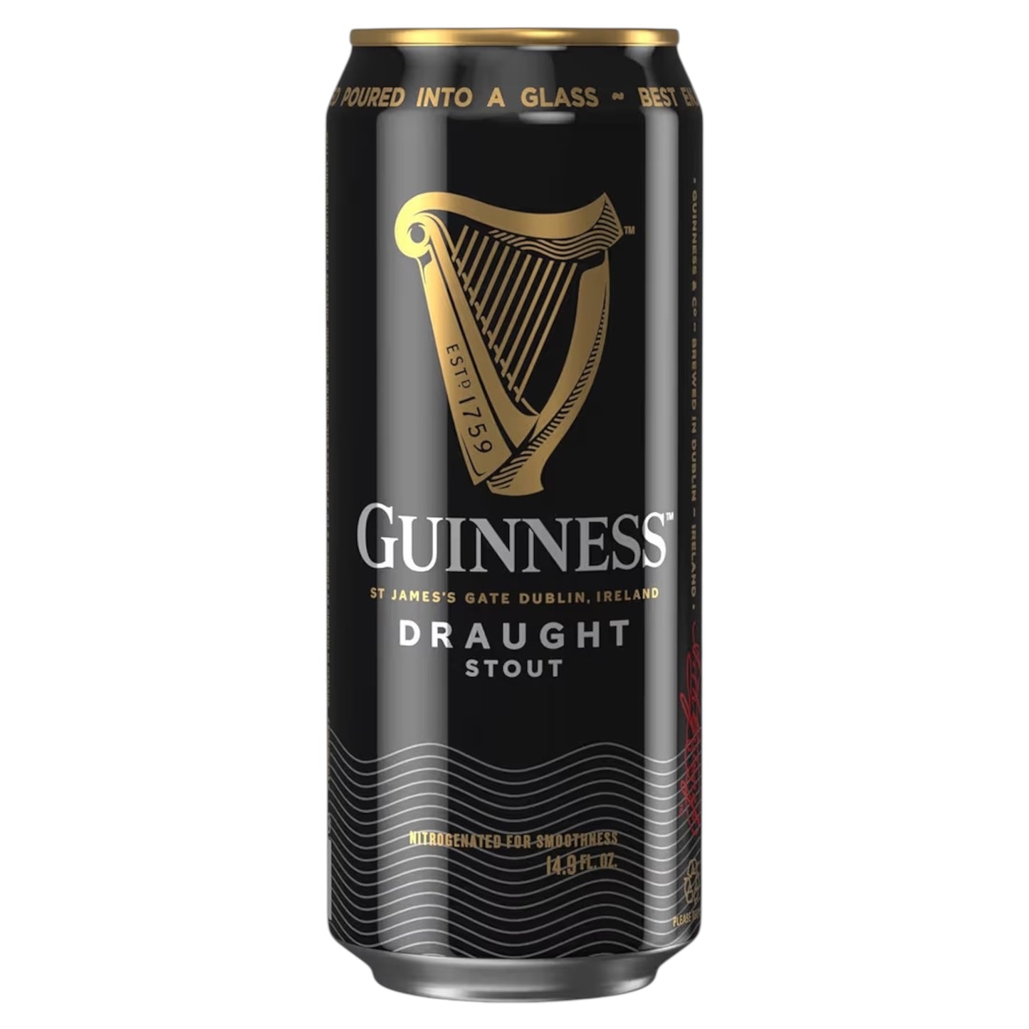 +18: Cerveza Guinness Draught Stout 440 mL