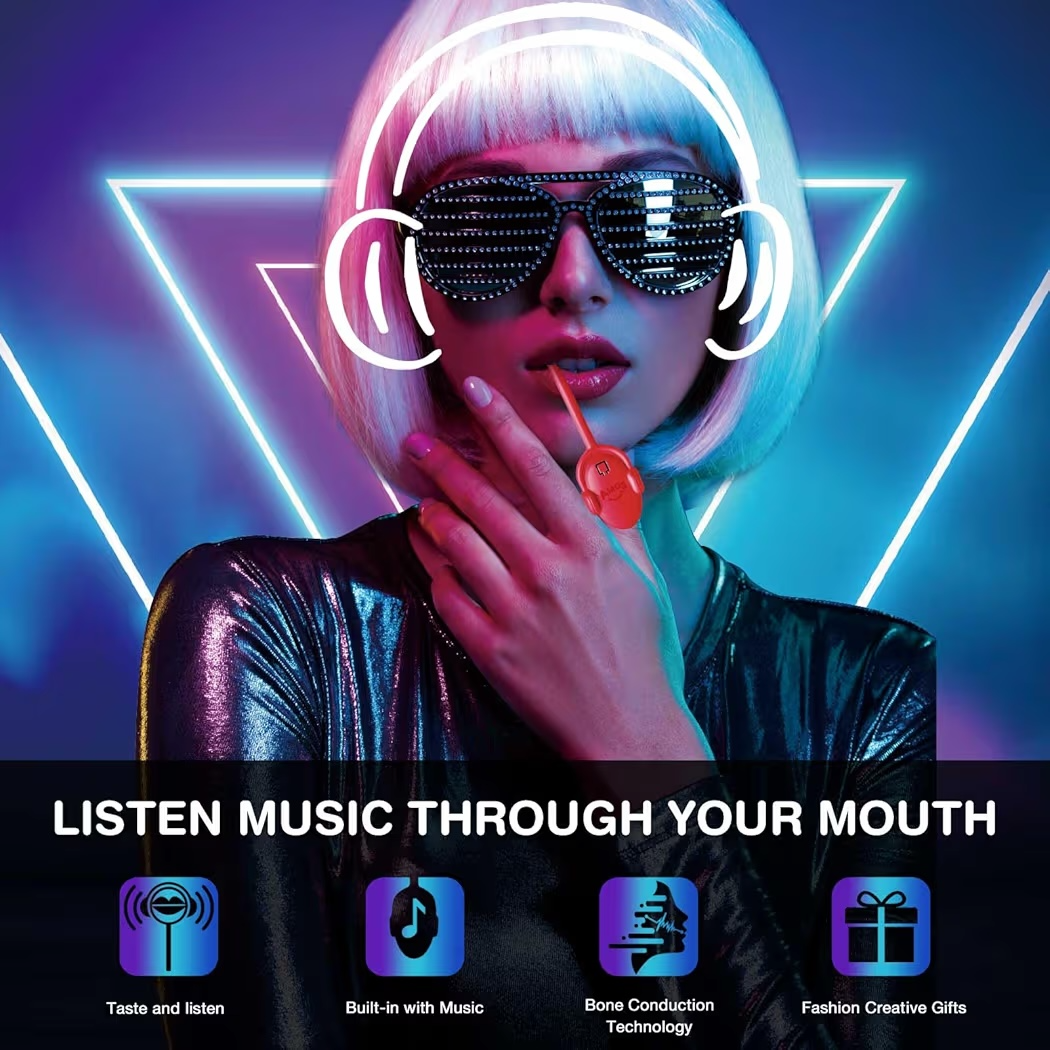 AudioLollipop Amos TastySounds Hip Hop Fresa 12g