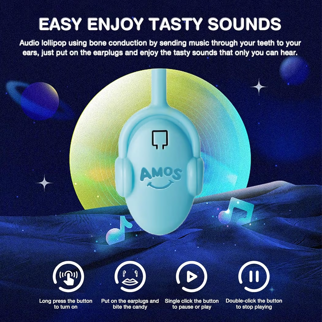 AudioLollipop Amos TastySounds Electronic/Dance Blueberry 12g