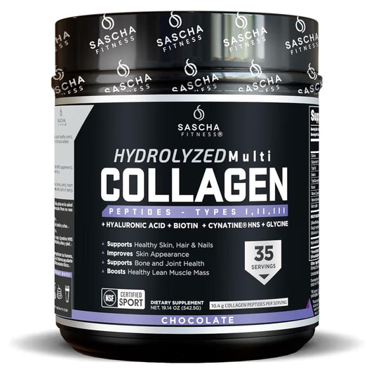 MULTI: Colágeno Hidrolizado Sascha Fitness Chocolate 542g