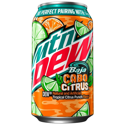Mountain Dew Baja Cabo Citrus 355 mL
