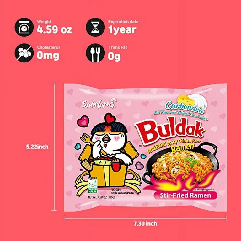 Ramen Buldak Carbonara 130g