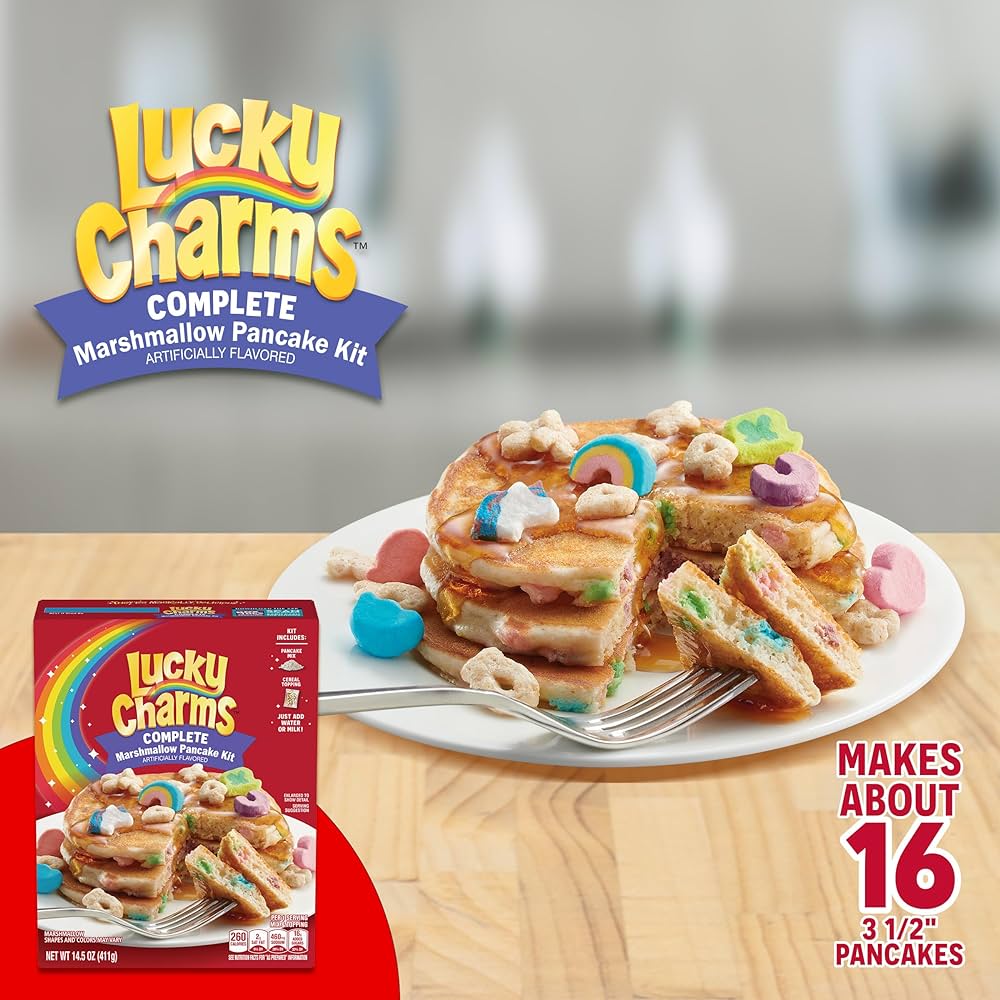 Premezcla Pancake Mix Lucky Charms 410g