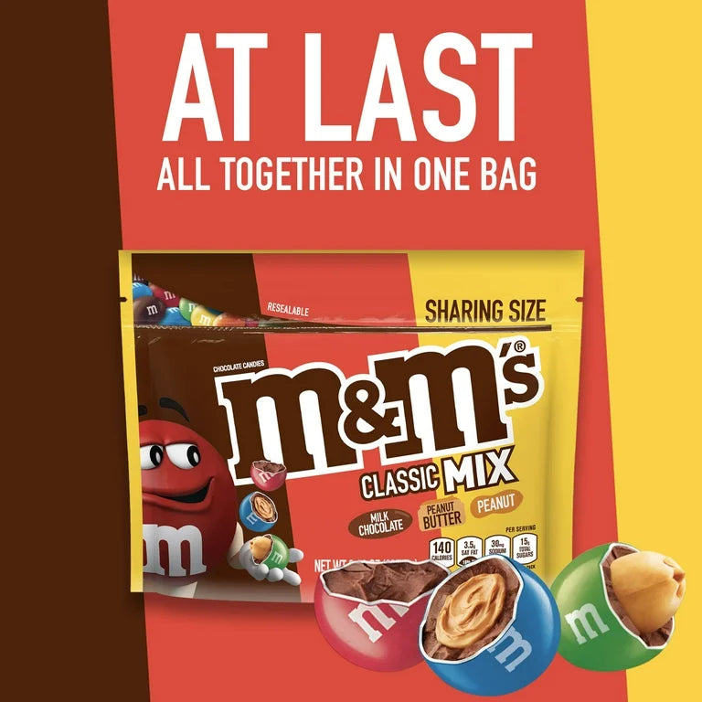 M&M’s Classic Mix Tamaño Grande 255g