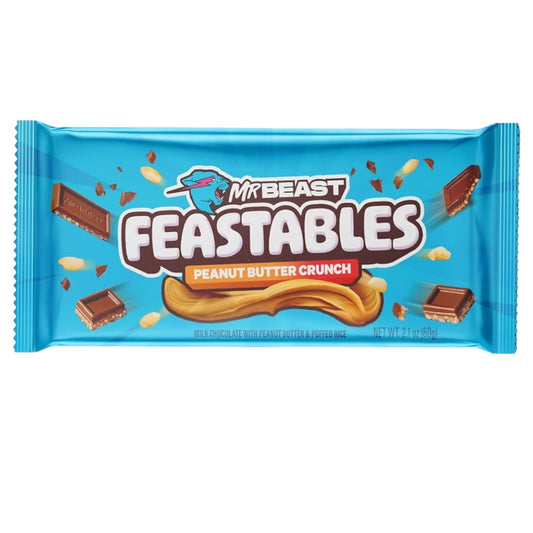 Chocolate Feastables Mr Beast Peanut Butter Crunch Tamaño Grande 60g