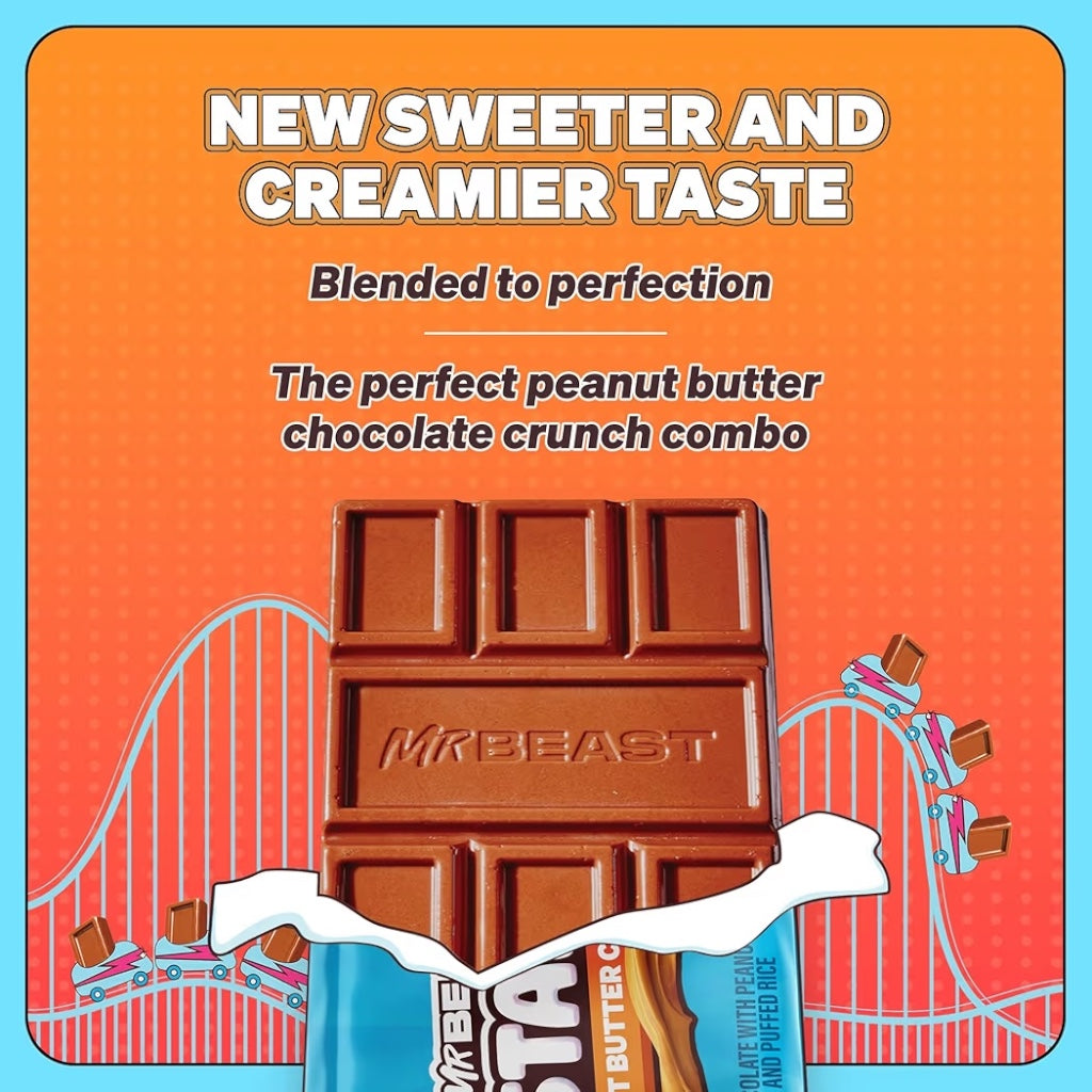 Chocolate Feastables Mr Beast Peanut Butter Crunch Tamaño Grande 60g