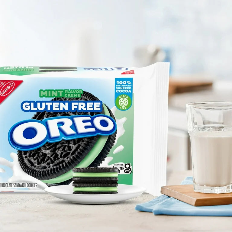 Oreo Menta Libre de Gluten Familiar 350g