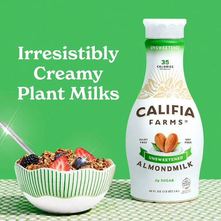 Leche Almendras Califia Farms Sin Azúcar 1,4L