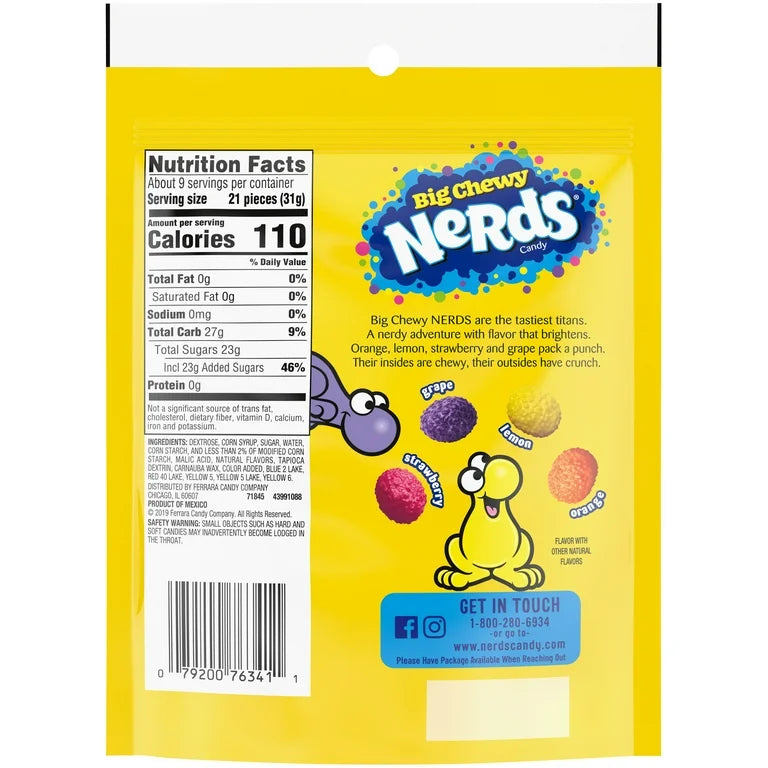 Nerds Big Chewy Grande 283g