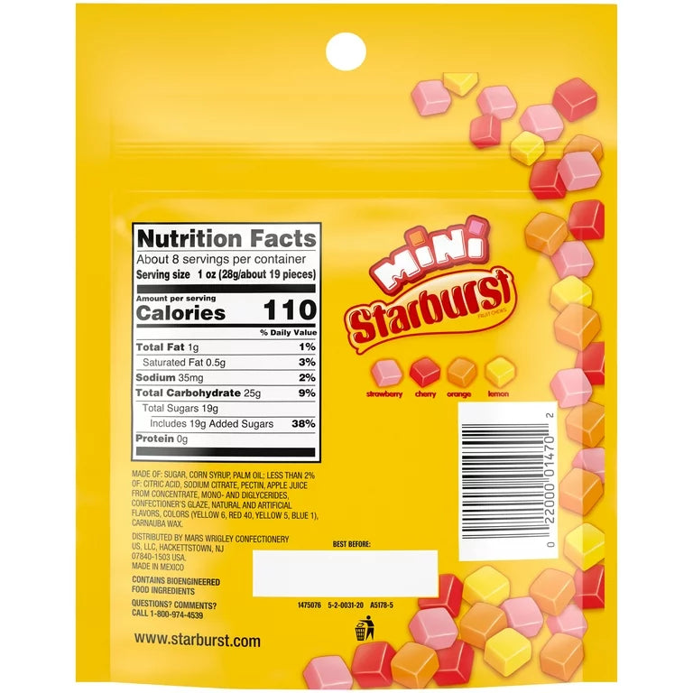 Starburst Minis Original Grande 226g