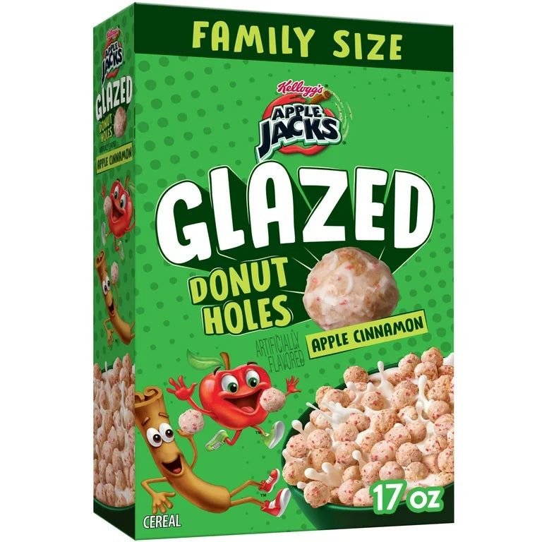Cereal Kellogg’s Apple Jacks Glazed Apple Cinnamon Tamaño Familiar 481g