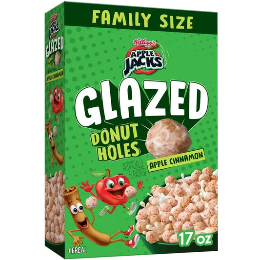 Cereal Kellogg’s Apple Jacks Glazed Apple Cinnamon Tamaño Familiar 481g