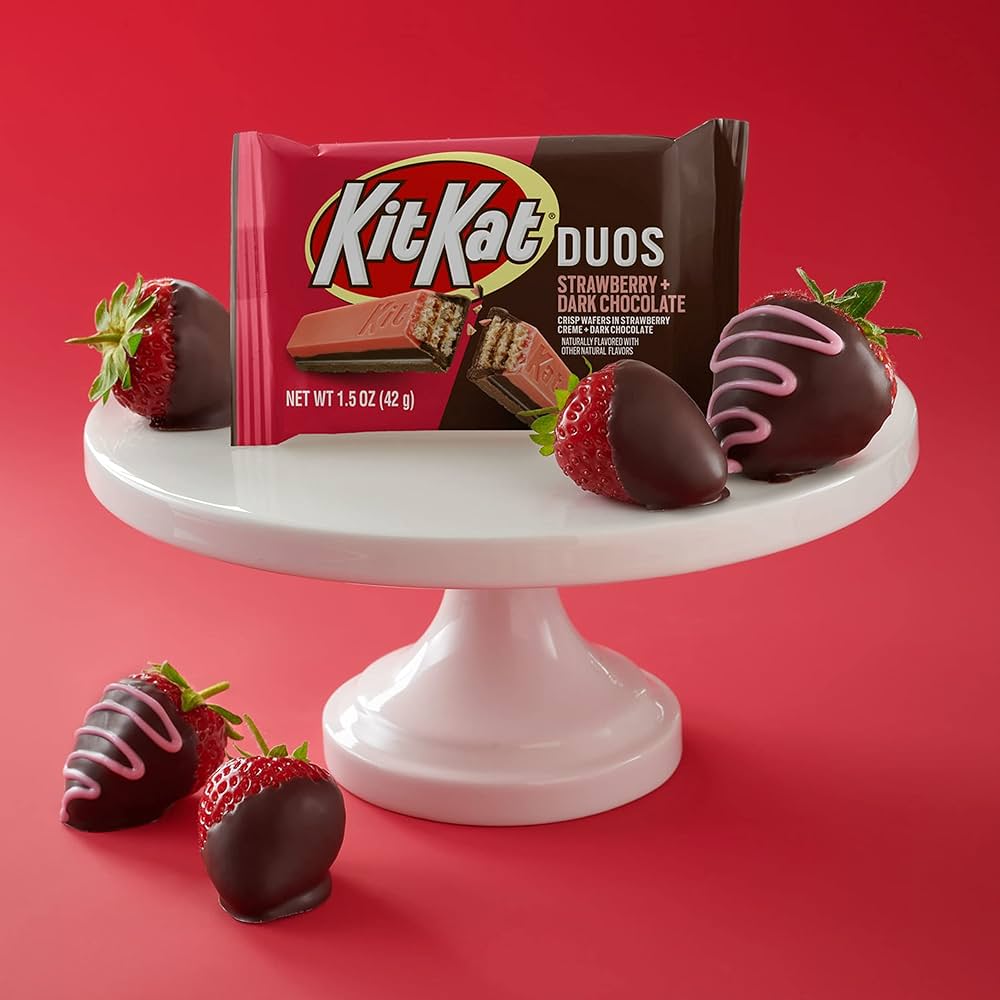 Kit Kat Duos: Fresa + Chocolate Oscuro