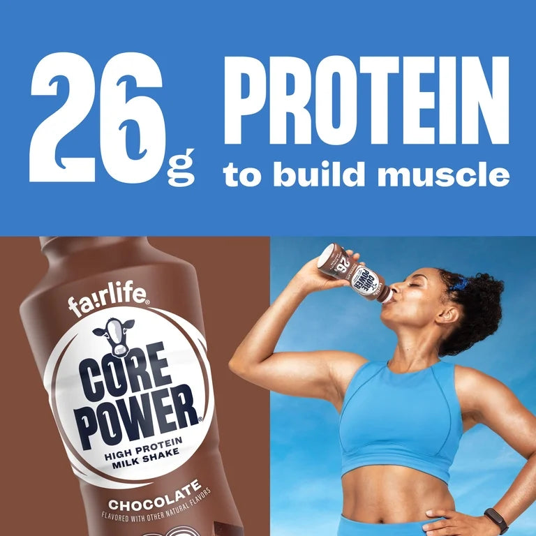 Batido Proteína 26g Core Power Chocolate 414 mL