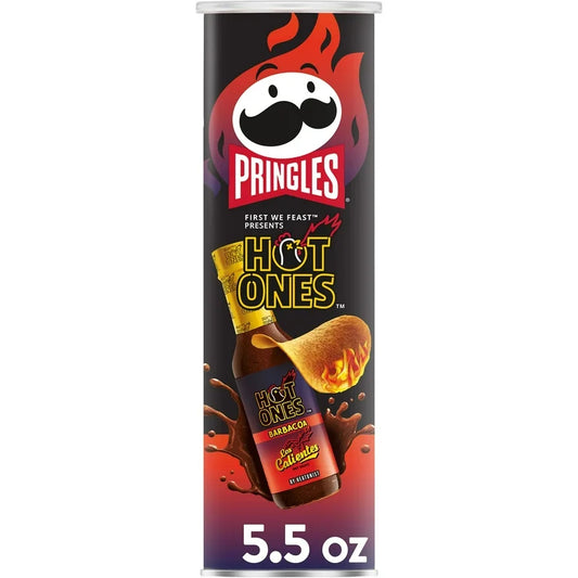 Pringles Hot Ones Los Calientes Barbacoa 155g