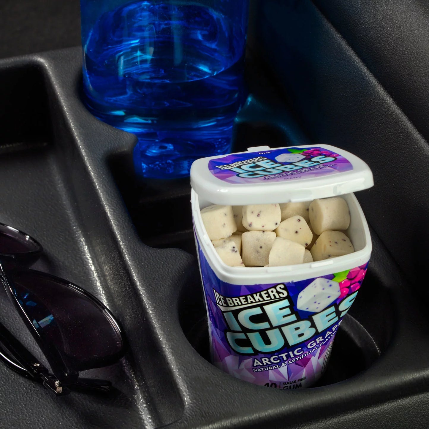 Chicles Ice Cubes Artic Grape x 40 Unidades