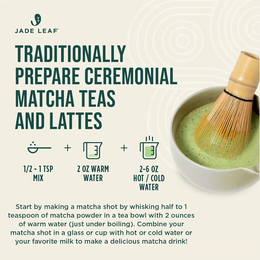 Té Matcha Jade Leaf Organic Ceremonial Teahouse Edition 30g