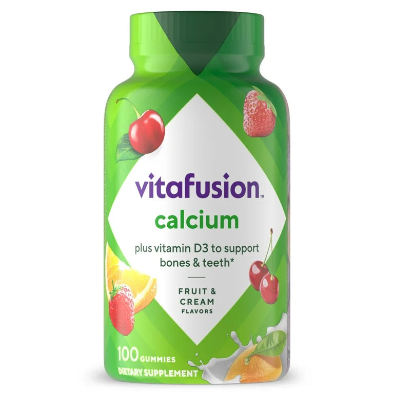 CALCIUM: Gomitas Vitafusion + Vitamina D3 x100 Unidades