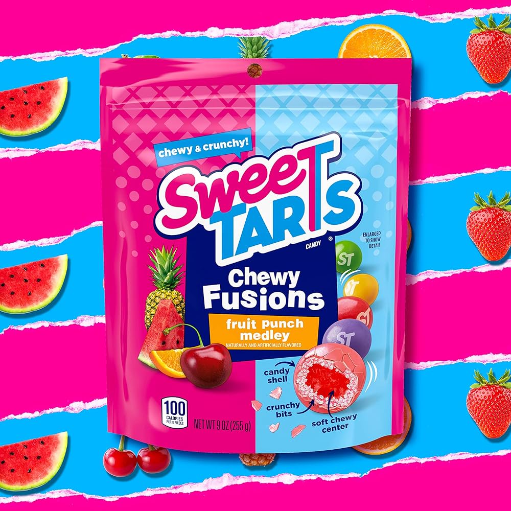 Gomitas Sweet Tarts Chewy Fusions 255g